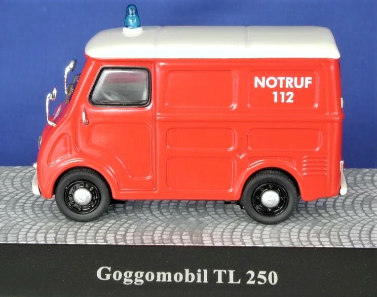 BUB 11103 Goggomobil TL250 Fire Truck – 1/43 O Scale Die-cast MIB