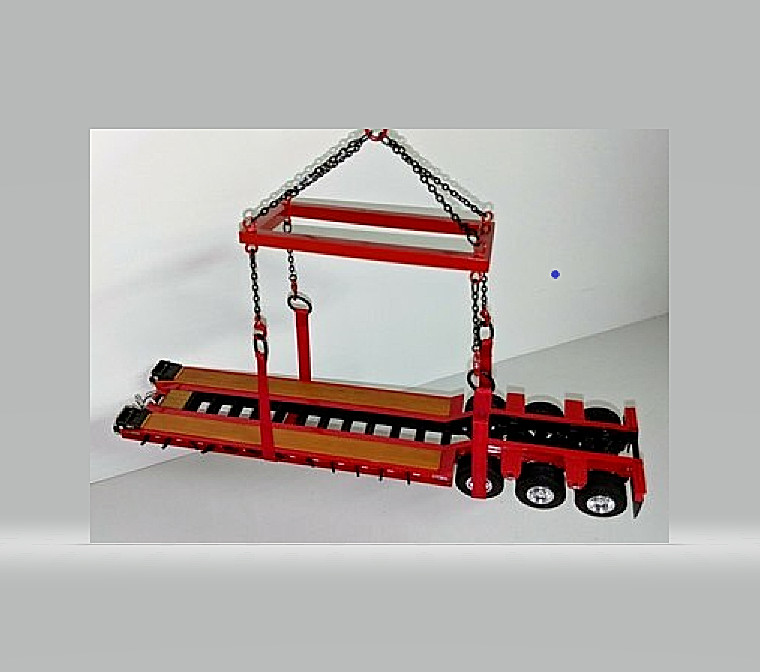 Crane Lifting Frame Set w/Straps In Authentic Manitowoc Red 1/50 1/48th