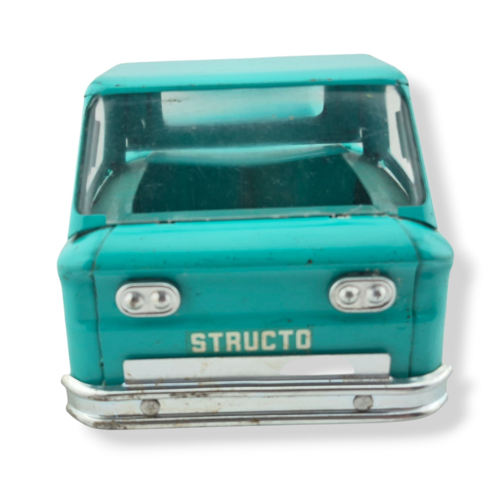 Vintage 1960s Structo Pressed Steel Chevy Corvair Rampside Pickup Truck Teal