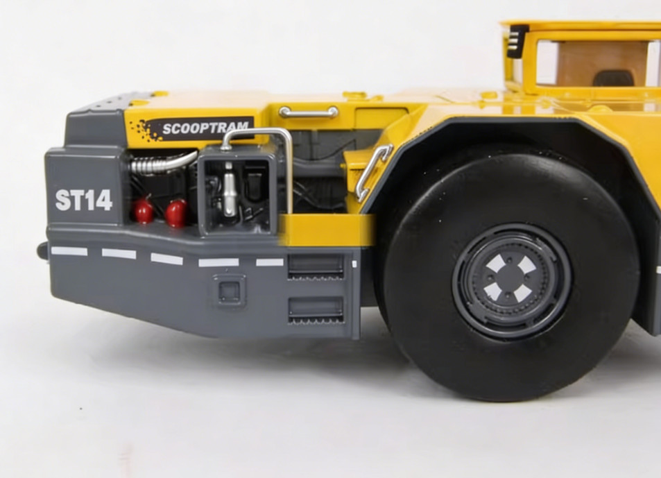 1:50 Atlas Copco Scooptram ST14 Underground Loader Machinery Diecast Model