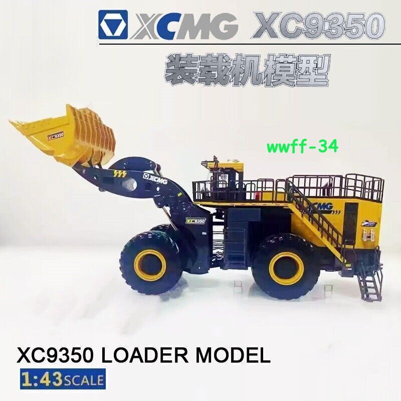 XCMG XC9350 Mining Wheeled Loader Construction Equipment Diecast 1/43 Model