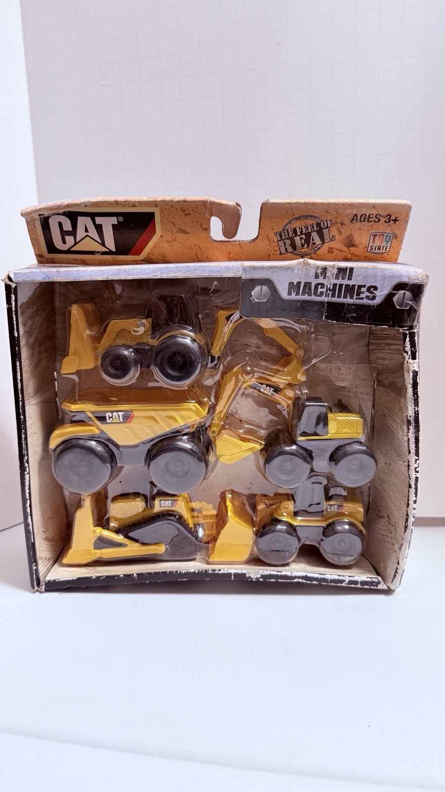 Toy State CAT Mini Machines Plastic Caterpillar Construction Vehicles Dump Truck