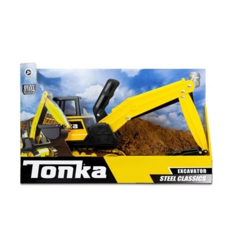 Tonka Classics – Excavator: Non-Powered Construction Vehicle, Gross & Social