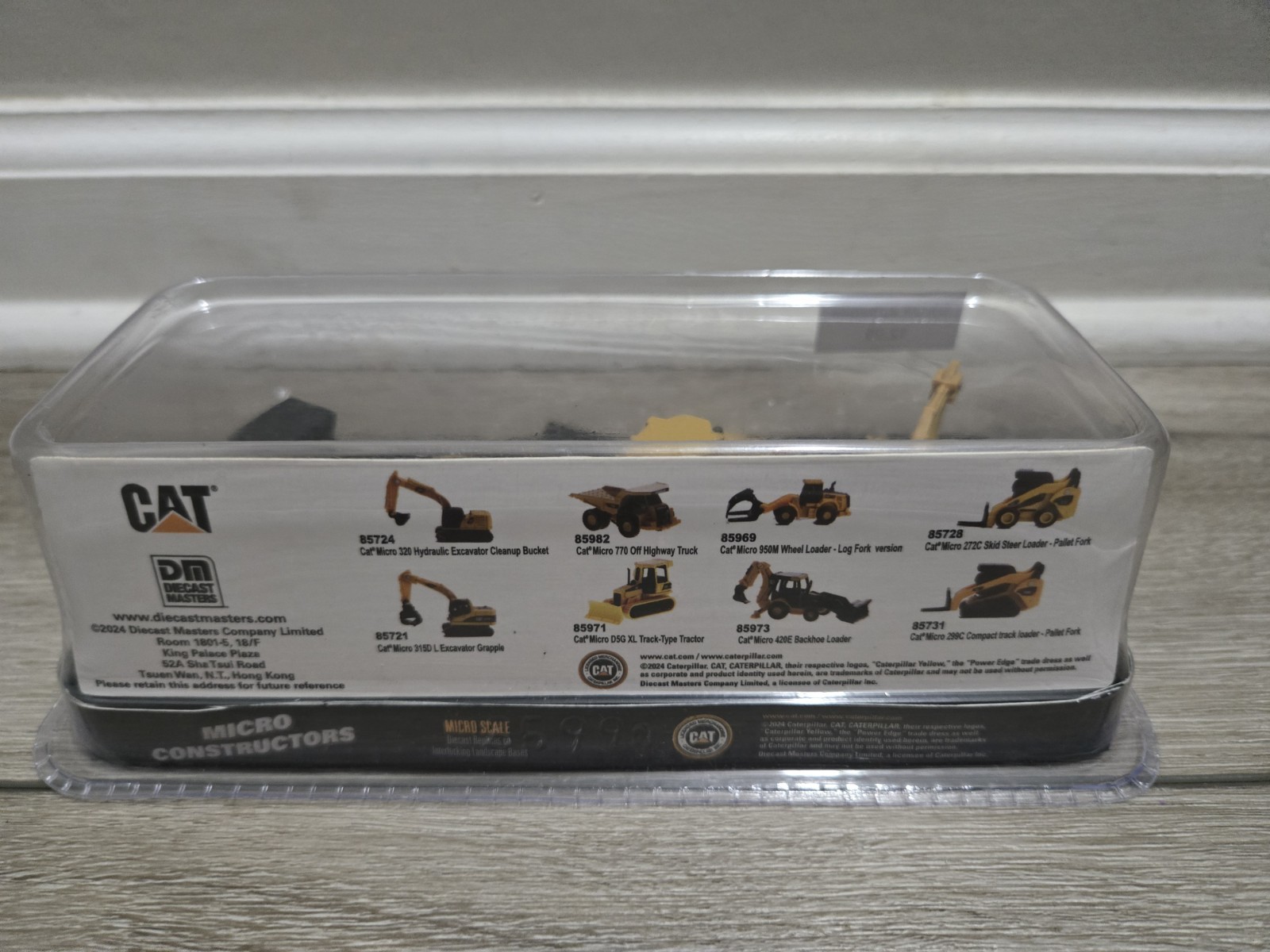 CAT Micro Constructors By Diecast Masters Micro Scale 4 Piece Set NEW Sealed Toy