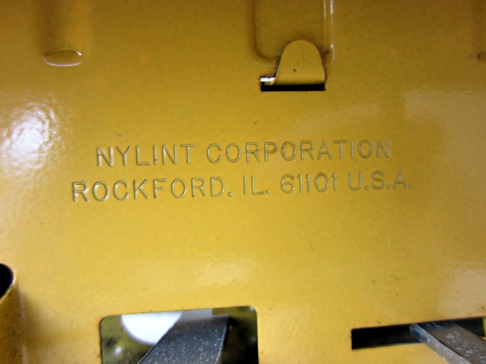 Vintage Nylint Steel Bulldozer Toy with Rubber Tracks Jumbo Dozer