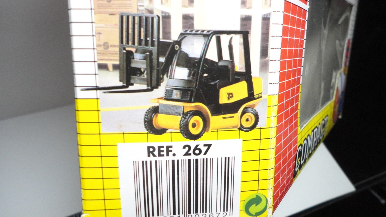 Joal Die-Cast Metal 1:35 Scale Forklift/JCB #267/Used With Box/Great Gift!