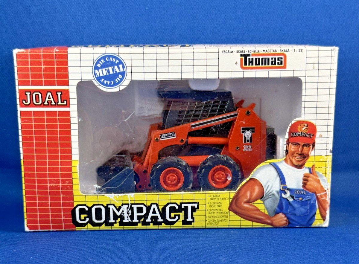 Joal 190 Compact THOMAS 133 SKID STEER LOADER 1/32 Die-Cast MIB