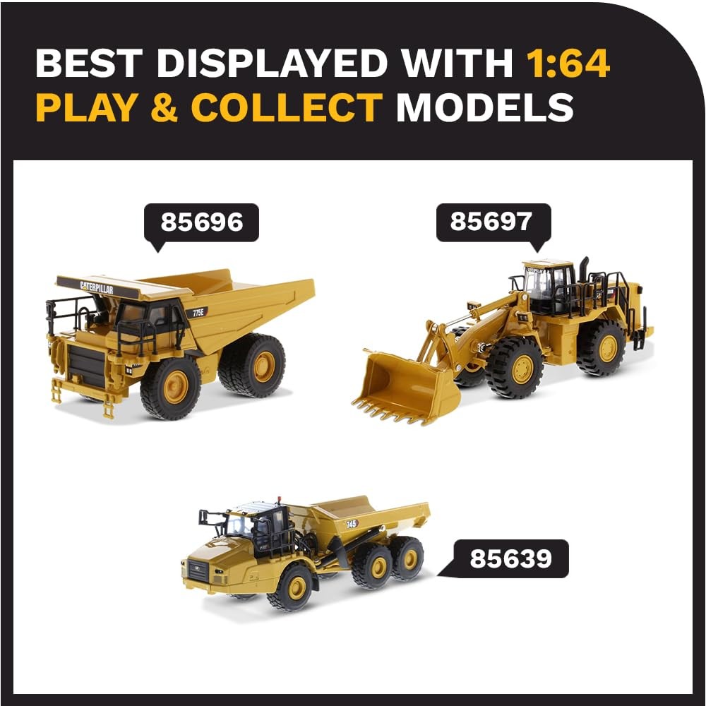 Diecast Masters 1:64 Scale Caterpillar D11 Dozer with 2 Blades and Yellow