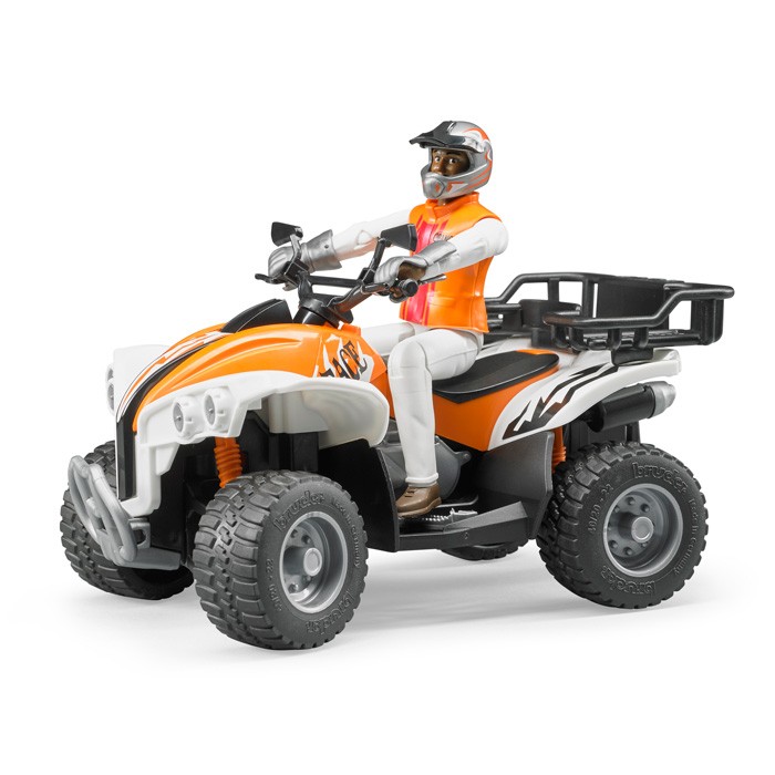 1/16 Quad 4-Wheeler with Driver By Bruder 63000