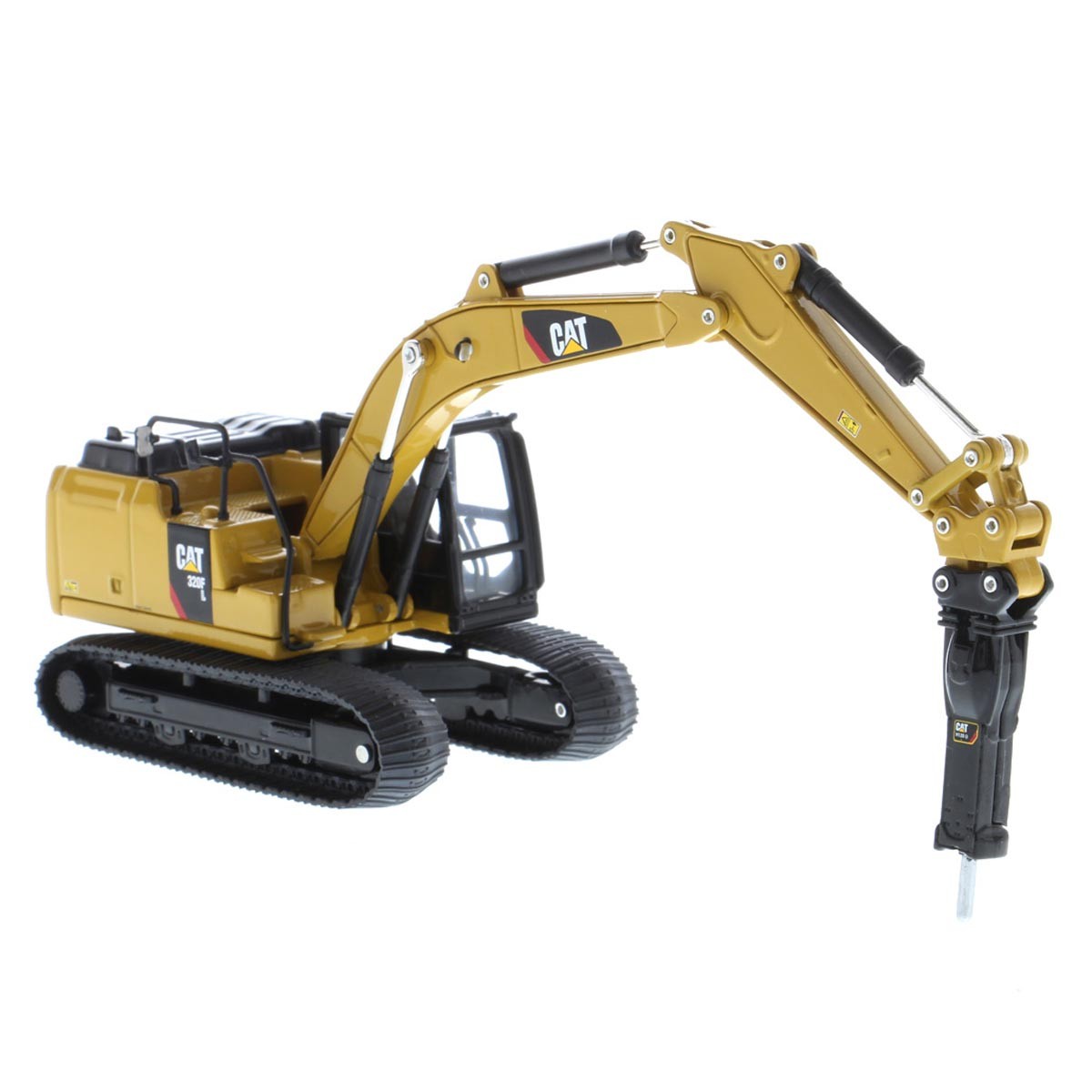 1/64 Caterpillar CAT 320F L Hydraulic Excavator w/ 5 Work Tools 85636