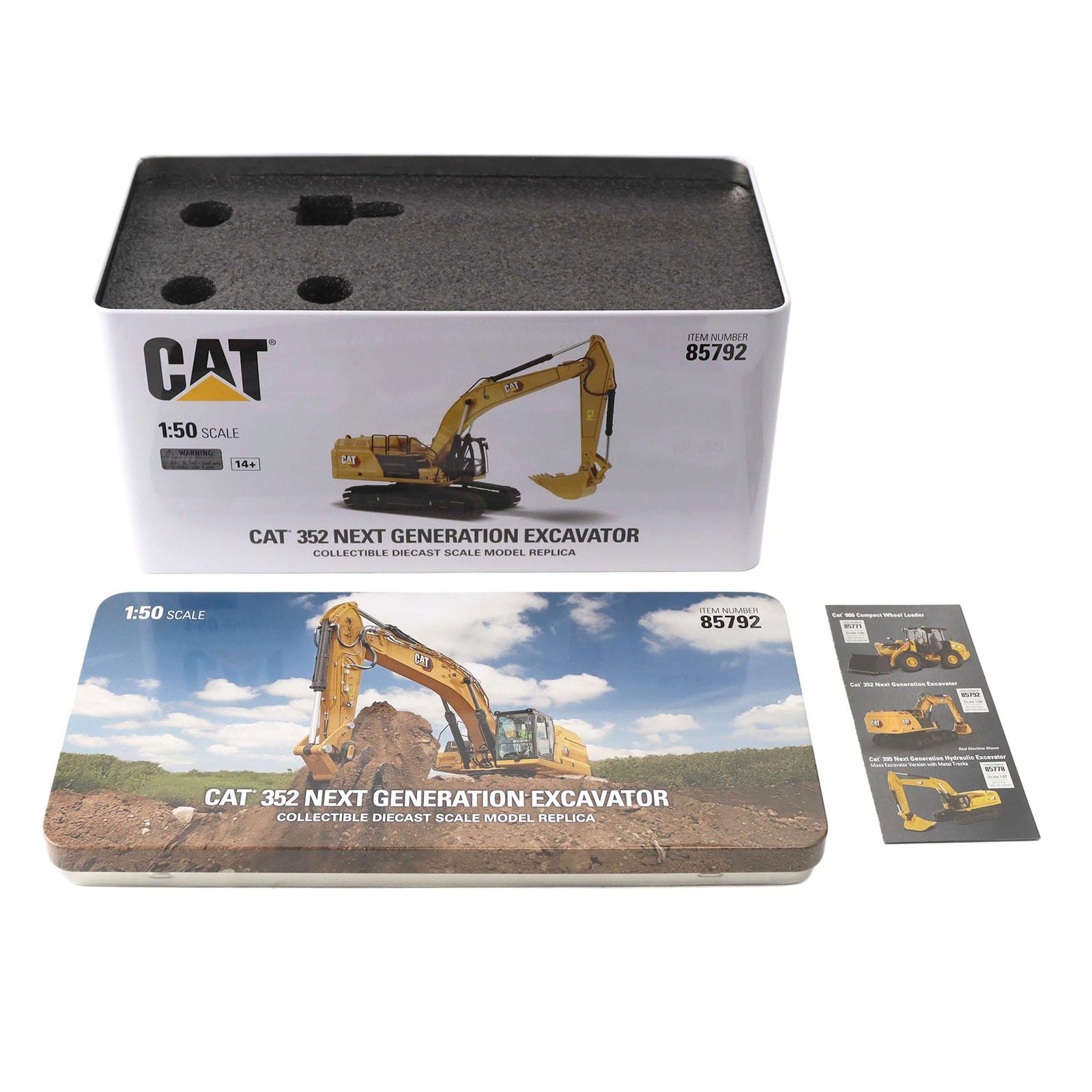 Diecast Masters 1/50 CAT 352 Next Gen. Excavator Construction Equipment 85792