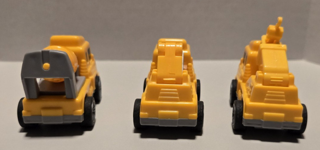 Construction Vehicles Pull and Go Toys Engineering Vehicle Lot Unbranded Plastic