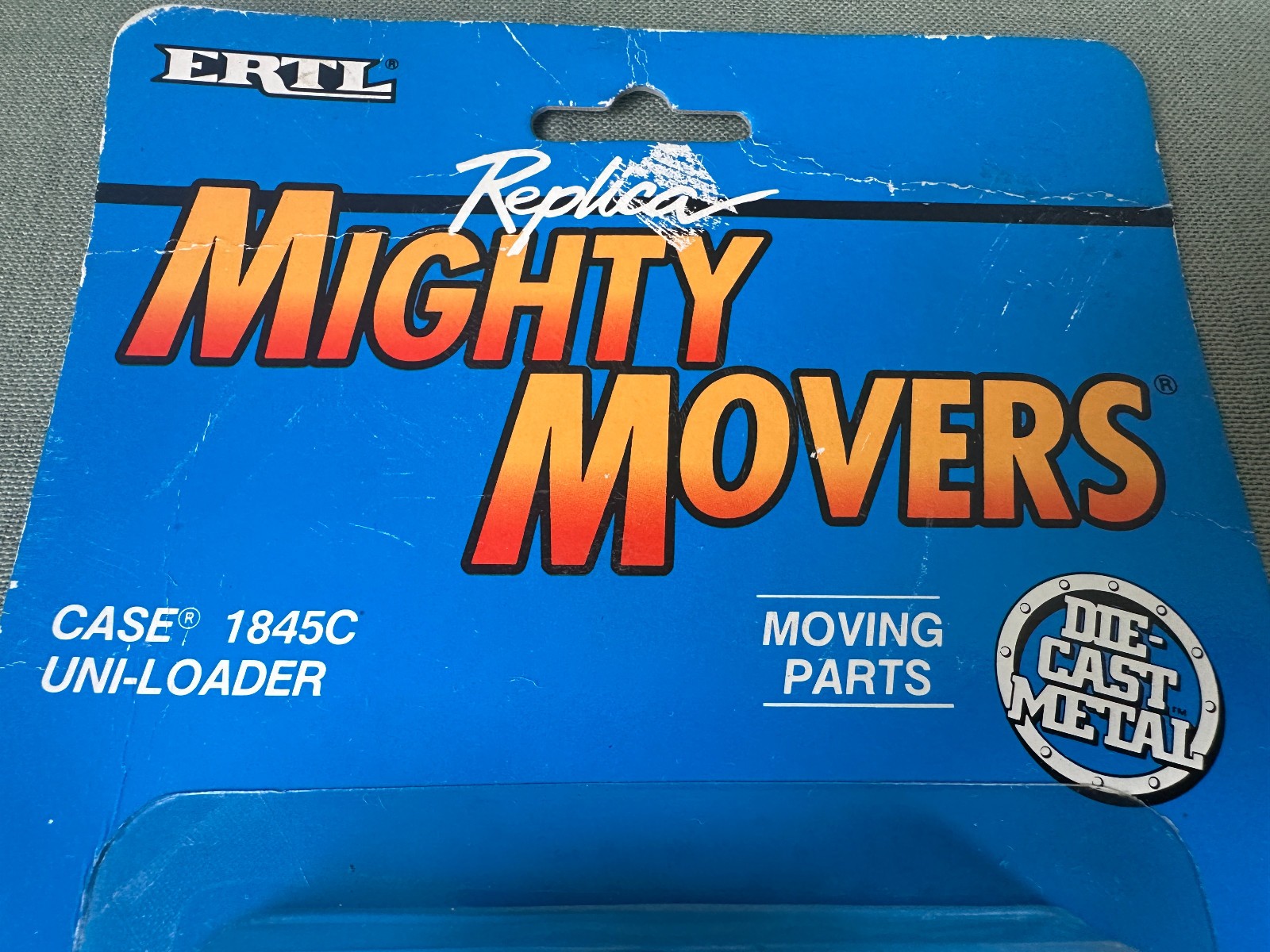 ERTL Mighty Movers Case 1845C Uni-Loader 1:50 Diecast Model 1990 NOS