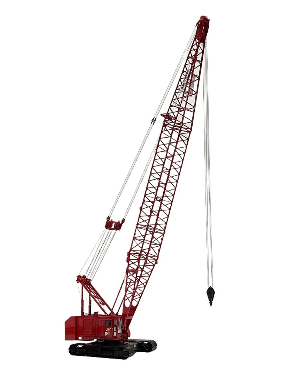 Weiss Brothers WBR030-1204 1:50 Red Manitowoc 4100W Series 2 Crawler Crane