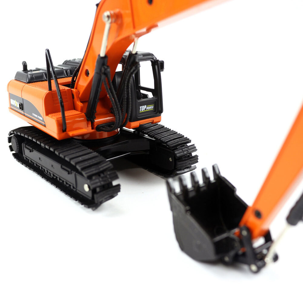 1:50 Excavator Construction Vehicle Model Diecast Toy Truck Boys Toys Kid Orange