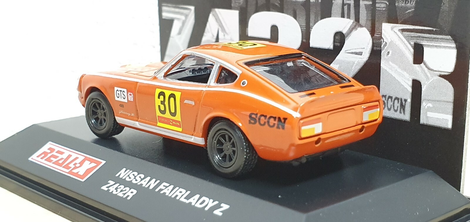 1/72 Real-X NISSAN DATSUN FAIRLADY Z Z432R #30 ORANGE SCCN diecast car model