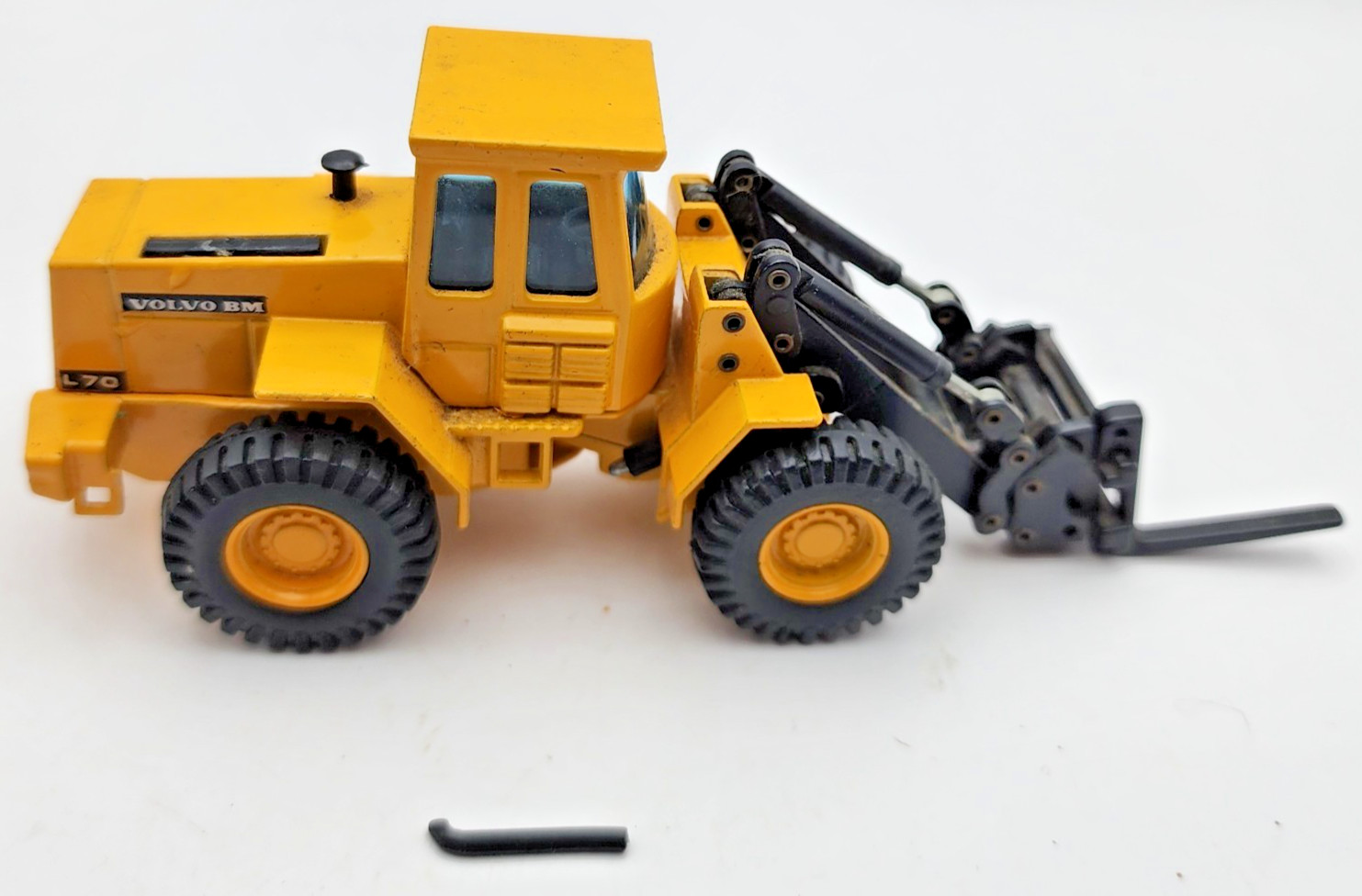 Vintage 1985 JOAL 1:50 Diecast Volvo BM L70 Loader with Forks. Only 1 Fork