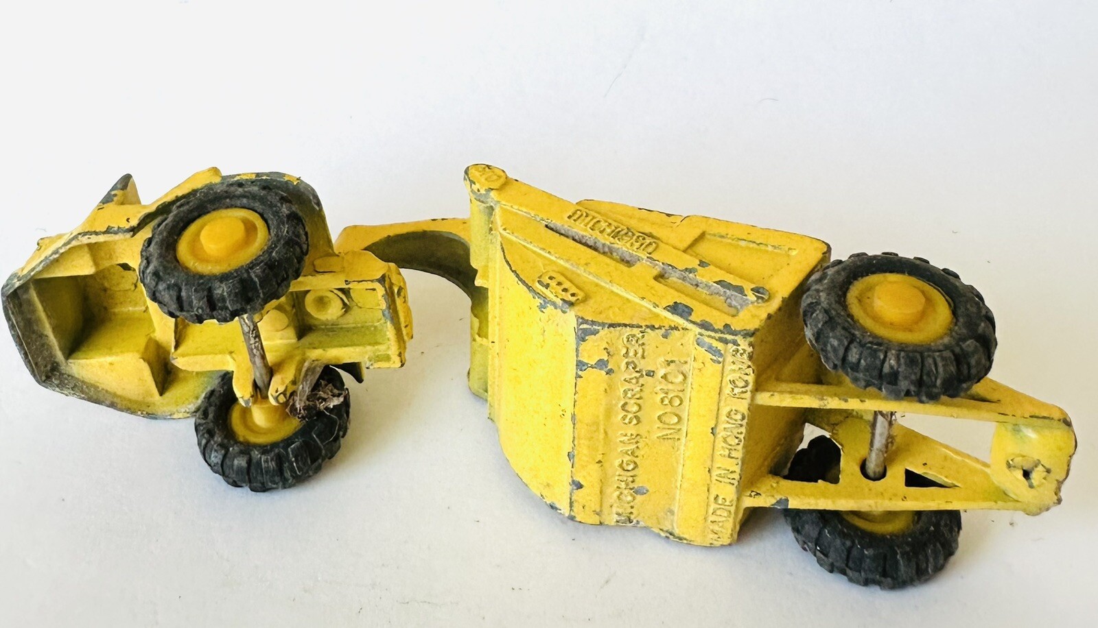 Vintage Lit’l Toy No 8-69 Michigan 310 Die-cast Construction Scraper Made In USA