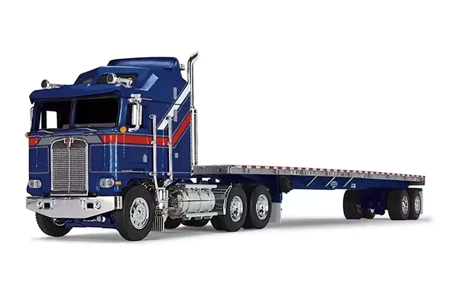 First Gear 69-1657 Kenworth K100 COE w/53′ Wilson Flatbed 1/64 Die-cast MIB