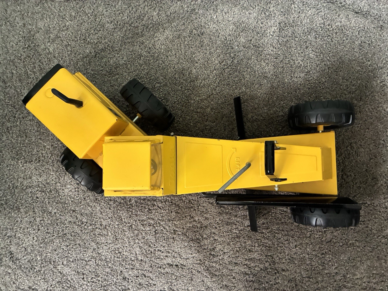 Vintage Tonka Truck Mighty Turbo Diesel Steel Road Grader Toy Truck XMB-975