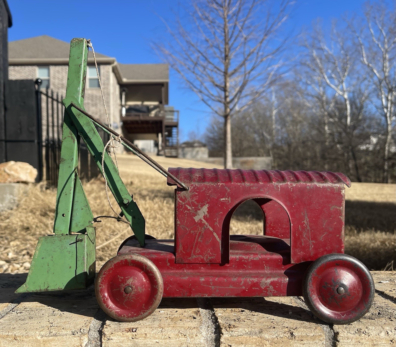Turner Toys Pressed Steel Crane Steam Shovel