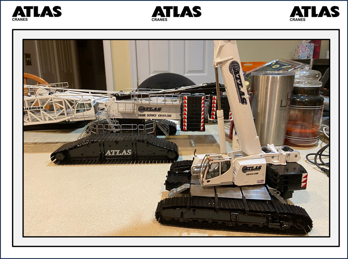 1/50 CUSTOM ATLAS LIEBHERR LTR 1220 Crawler Crane – FREE SHIPPING !!!