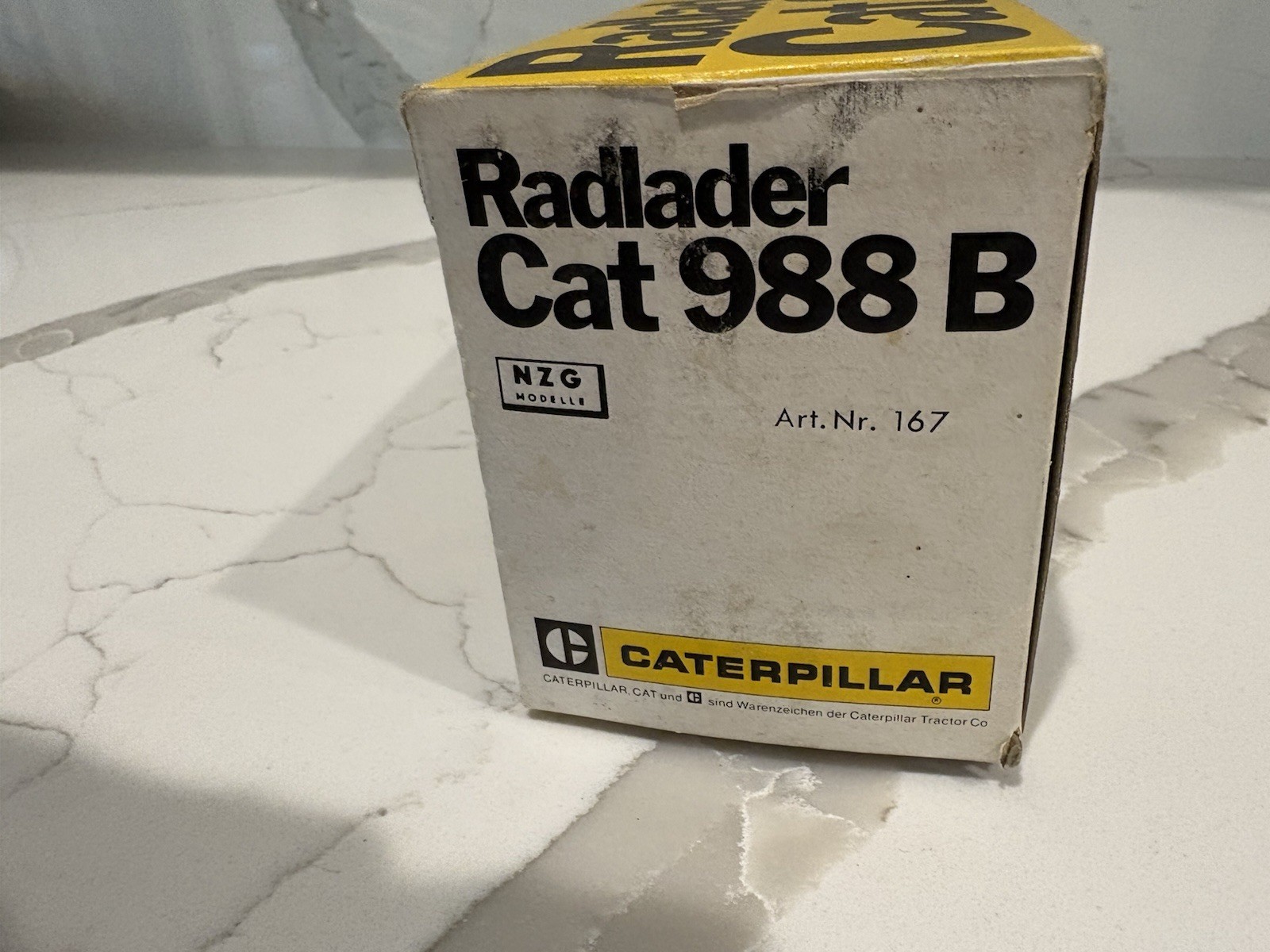 NZG No. 167 Radlader Cat 988 B Wheel Loader 1/50 Scale Die Cast Model NIB
