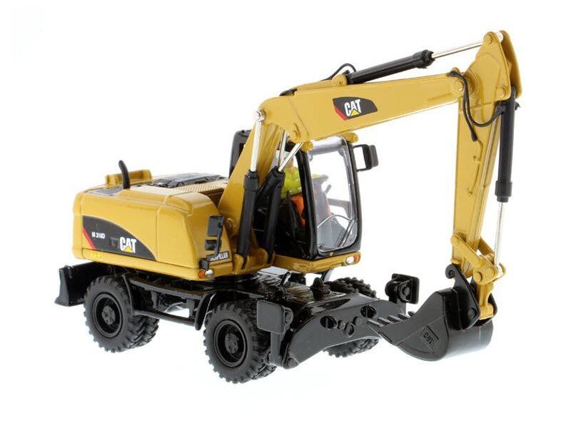CAT Caterpillar M316D Wheel Excavator 1:50 Scale Model – Diecast Master 85171C