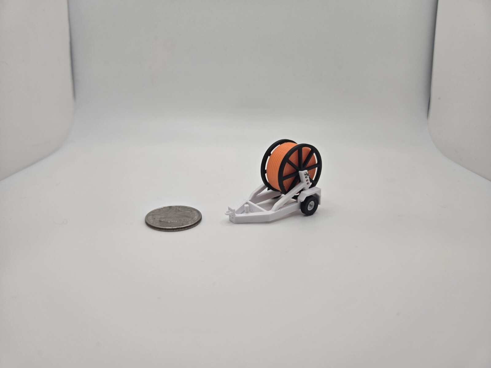 1/87 Scale Cable Reel Trailer
