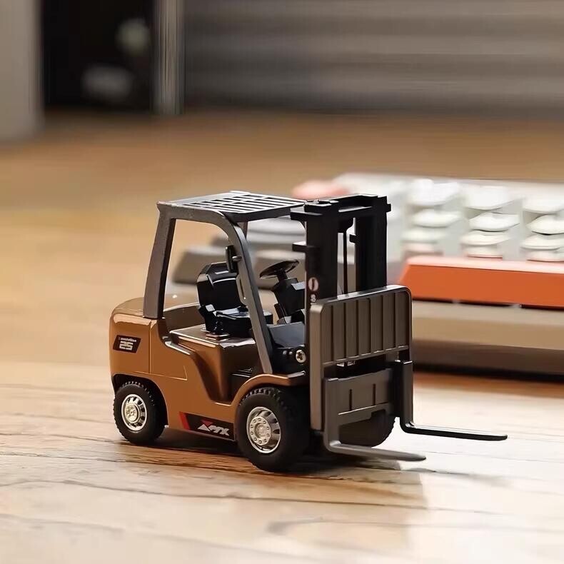 RC forklift alloy car model 1:64