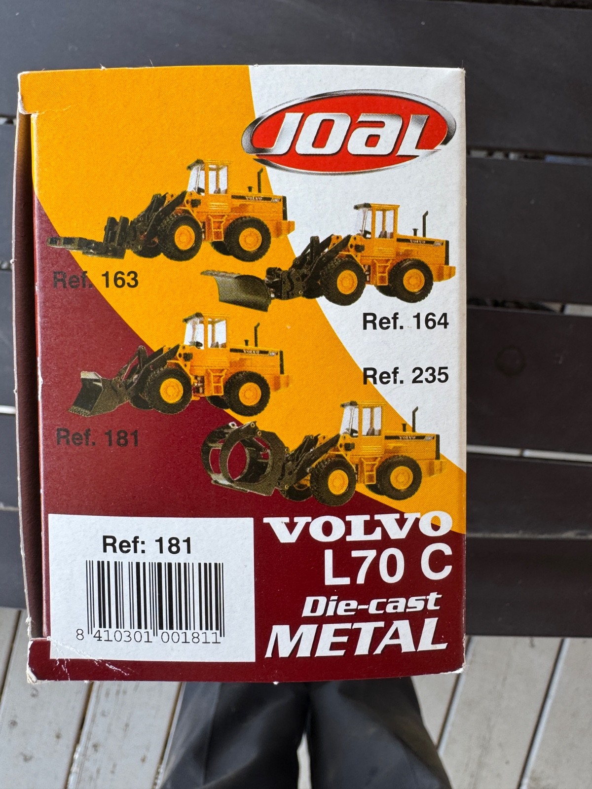 Volvo L-70C Die-Cast Wheel Loader W/Bucket Replica, JOAL 181, 1:50, Unopened NIB
