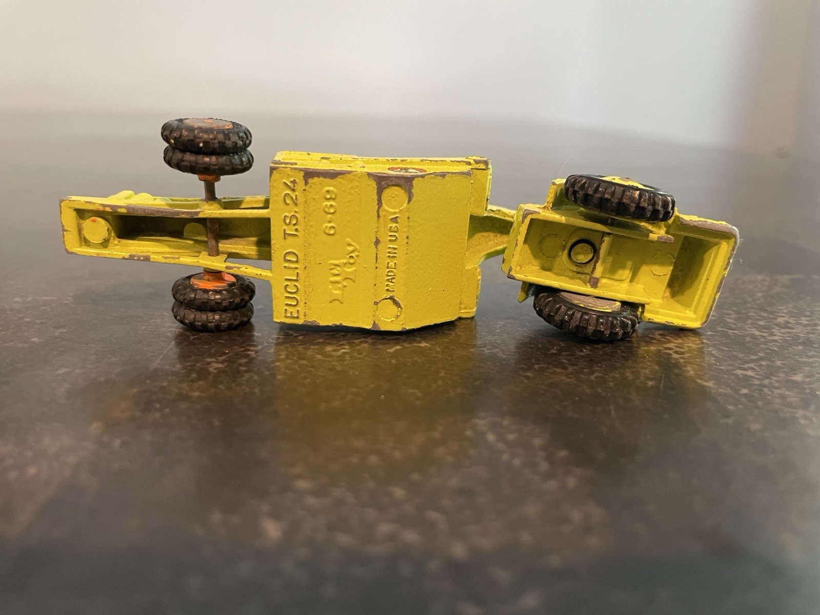 Lit’l Toy Mercury 6-69 Euclid Earth Mover Scraper Diecast Construction Vehicle
