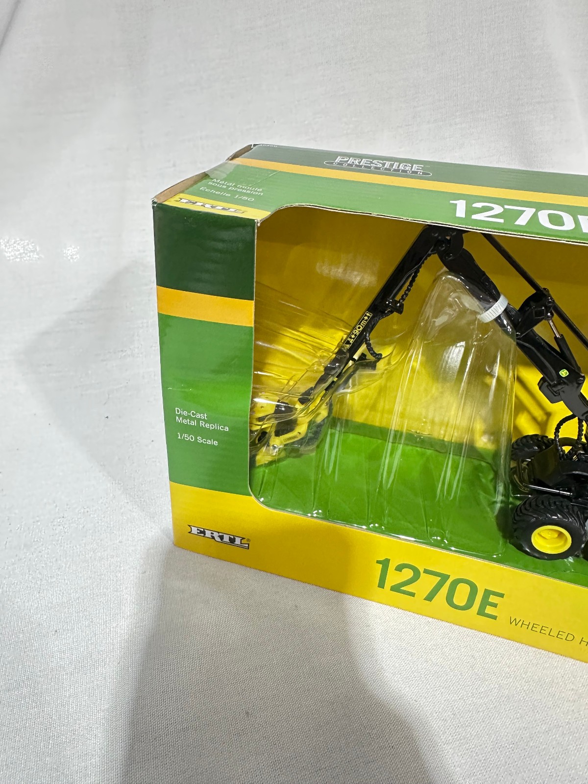 John Deere 1270E Wheeled Harvester Prestige Collection By Ertl 1/50th Scale