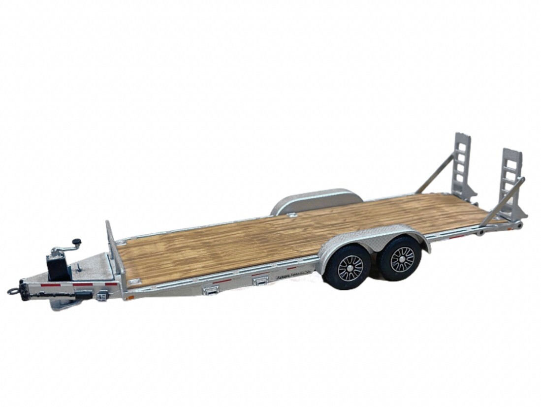 Mirsberger Utility Trailer – Aluminum Silver Weiss Bros 1:50 Scale #031-2000 New