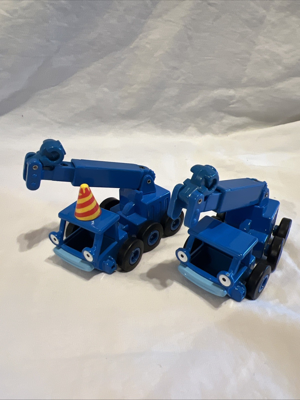 Lot Of 2 Bob The Builder Lofty 2004 Learning Curve Diecast Crane Vehicles BTB