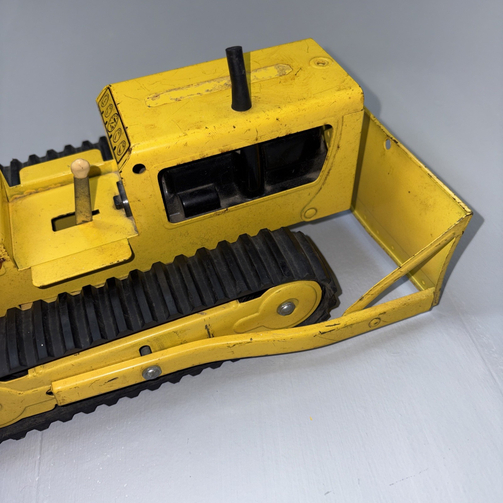 Vintage TONKA TOY Pressed Steel BULL DOZER Bulldozer Construction Rare