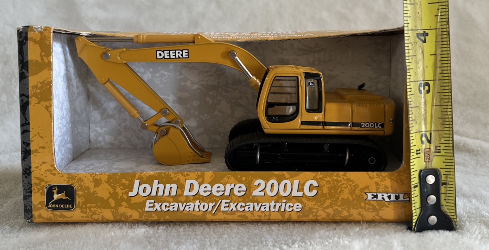 Ertl John Deere 200LC Tracked Excavator 1/50 Die-cast Metal Pression 2002