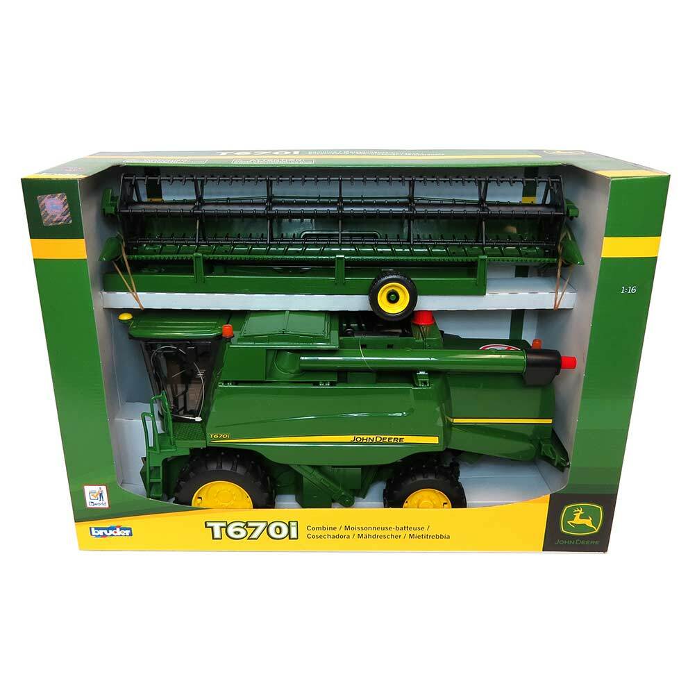 1/16th John Deere Bruder Combine T670I 09804