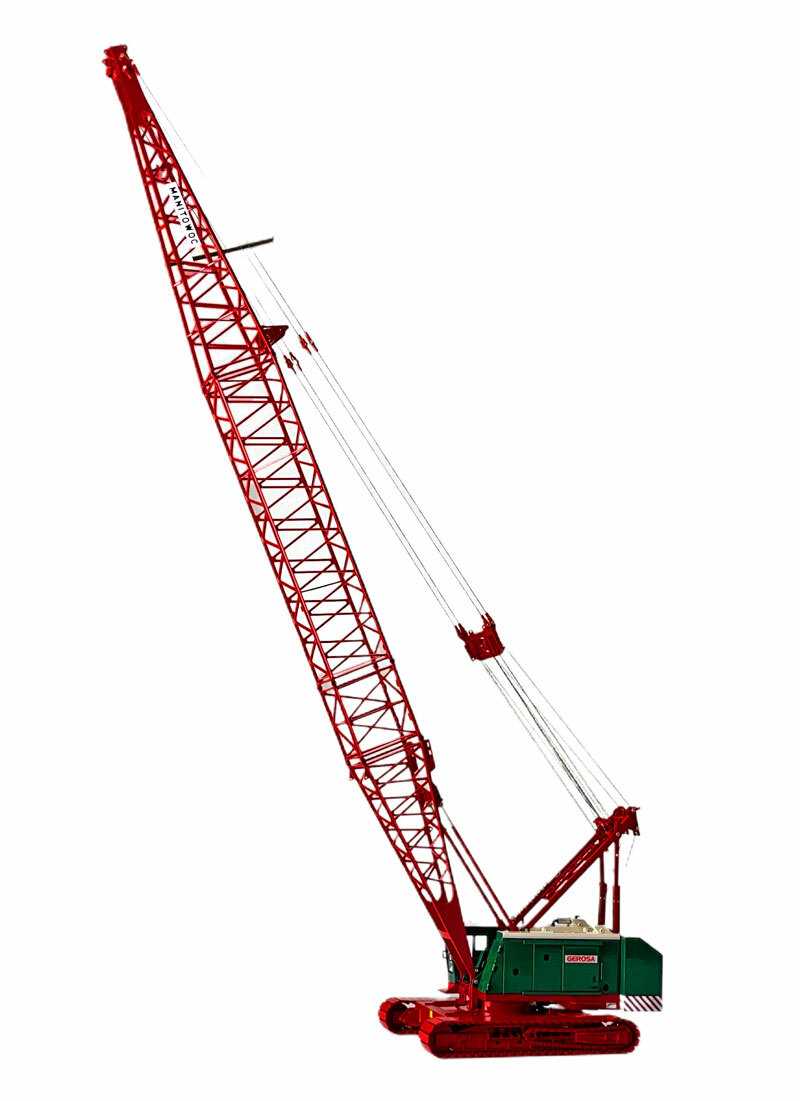 Manitowoc 4100W Crawler Crane – Gerosa – Weiss Bros 1:50 Scale #WBR030-1204 New