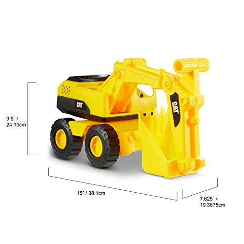 Cat Construction 15″ Excavator | Super-Sized Kids Outdoor Toy | Real Working