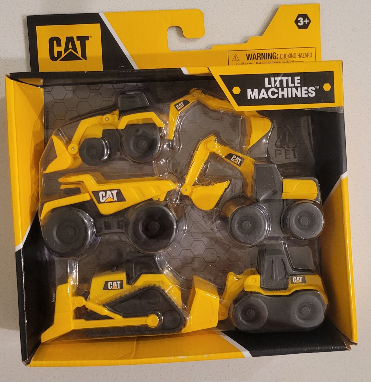 A brand-new, Cat Construction Little Machines 5 Pack – Great for Cake Toppers