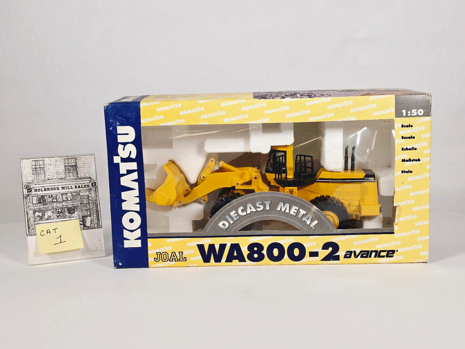 Joal Ref # 198 • Komatsu Construction • WA800-2 • Wheel Loader • 1:50 Scale