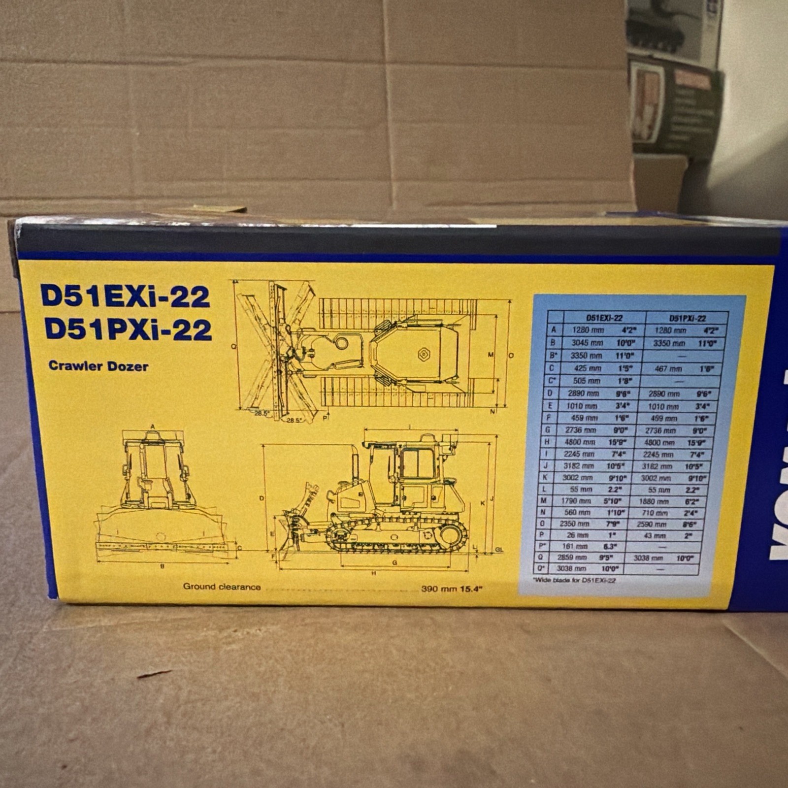 1/50 First Gear Komatsu D51EXi-122/D51PXi-22 Dozer Diecast w/ Box 50-3291