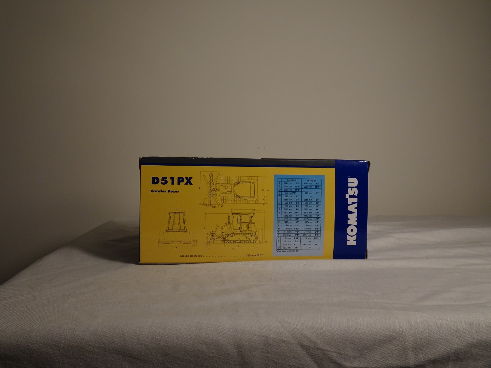 KOMATSU D51PX CRAWLER DOZER First 1st Gear 1:50 scale