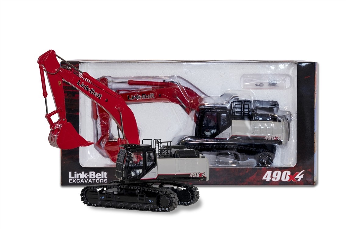 Link-Belt 490 X4 Excavator – Replicars 1:50 Scale Diecast Model #490X4 New