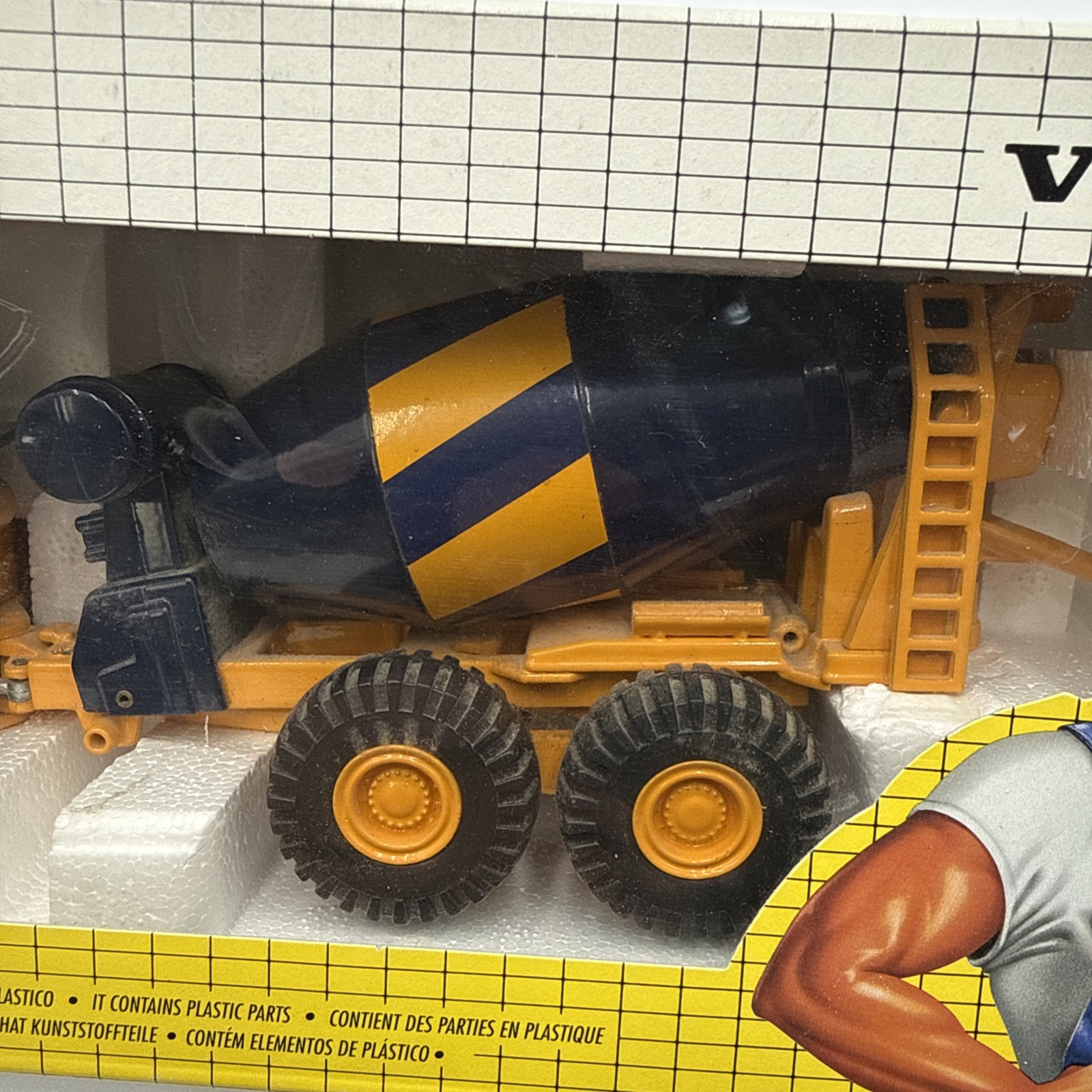 JOAL 167 1:50 SCALE VOLVO A35C CEMENT MIXER TRUCK BOXED NIB