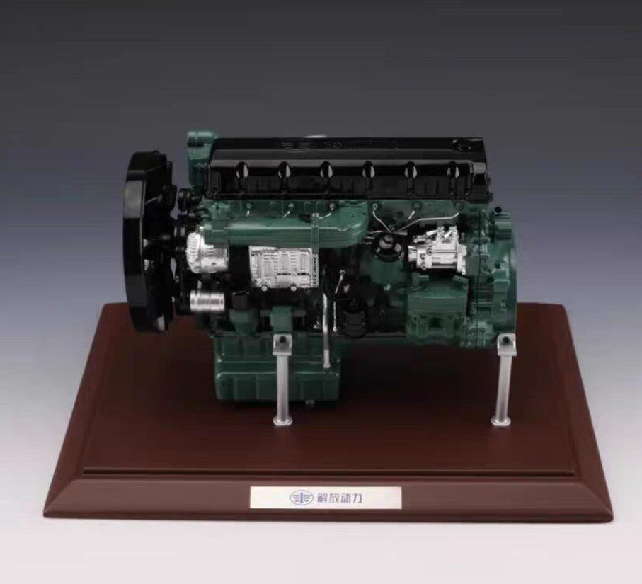 1:8 Original XICHAI CA6DX1 16L Aowei Engine FAW J7 Alloy Equipment Diecast Model