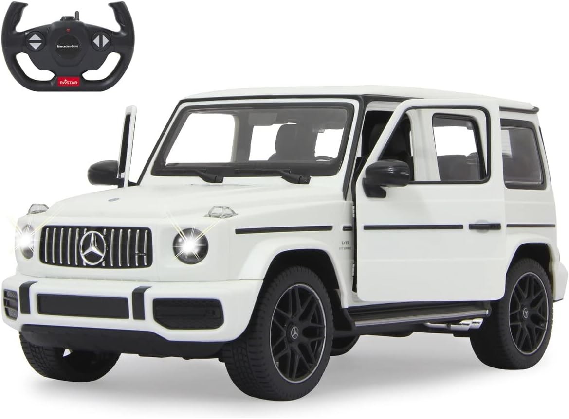 Jamara Mercedes-Benz 405177 AMG G63 1:14 White 2.4 GHz Officially Licensed, up t