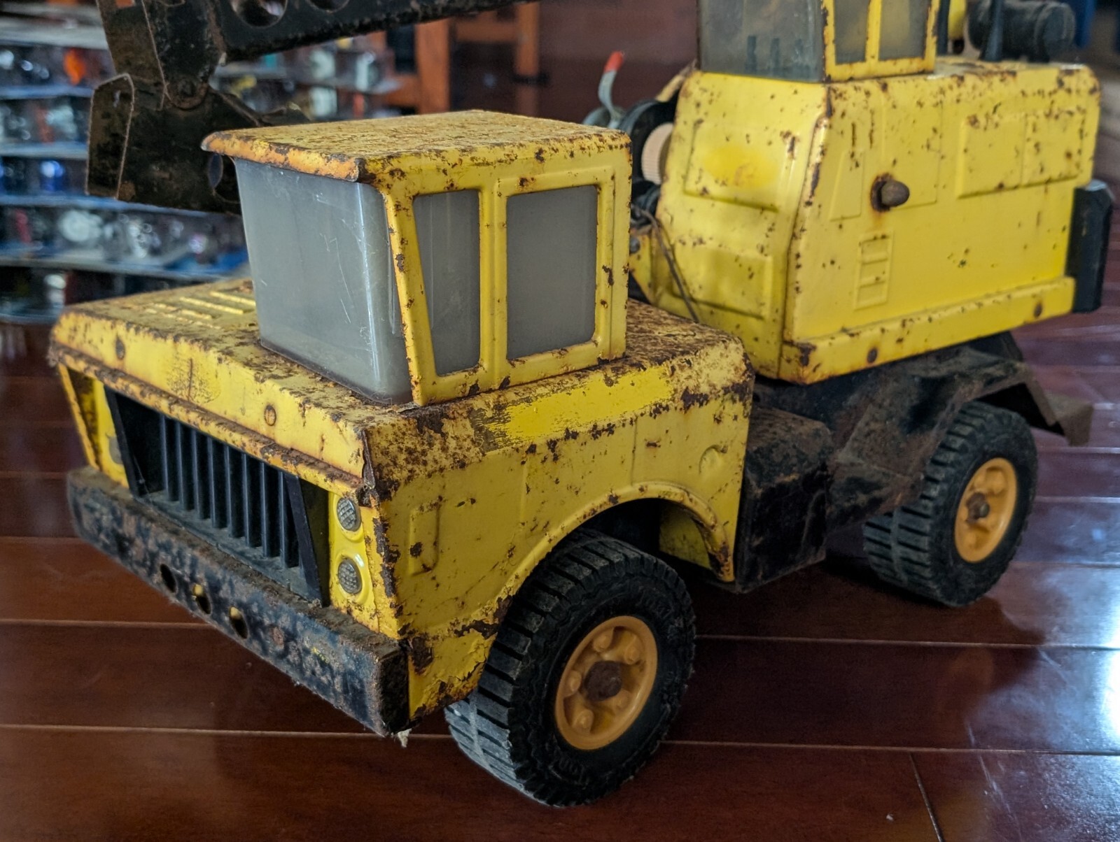 Vintage TONKA Mighty Crane 1965-1971 Model Pressed Metal Toy