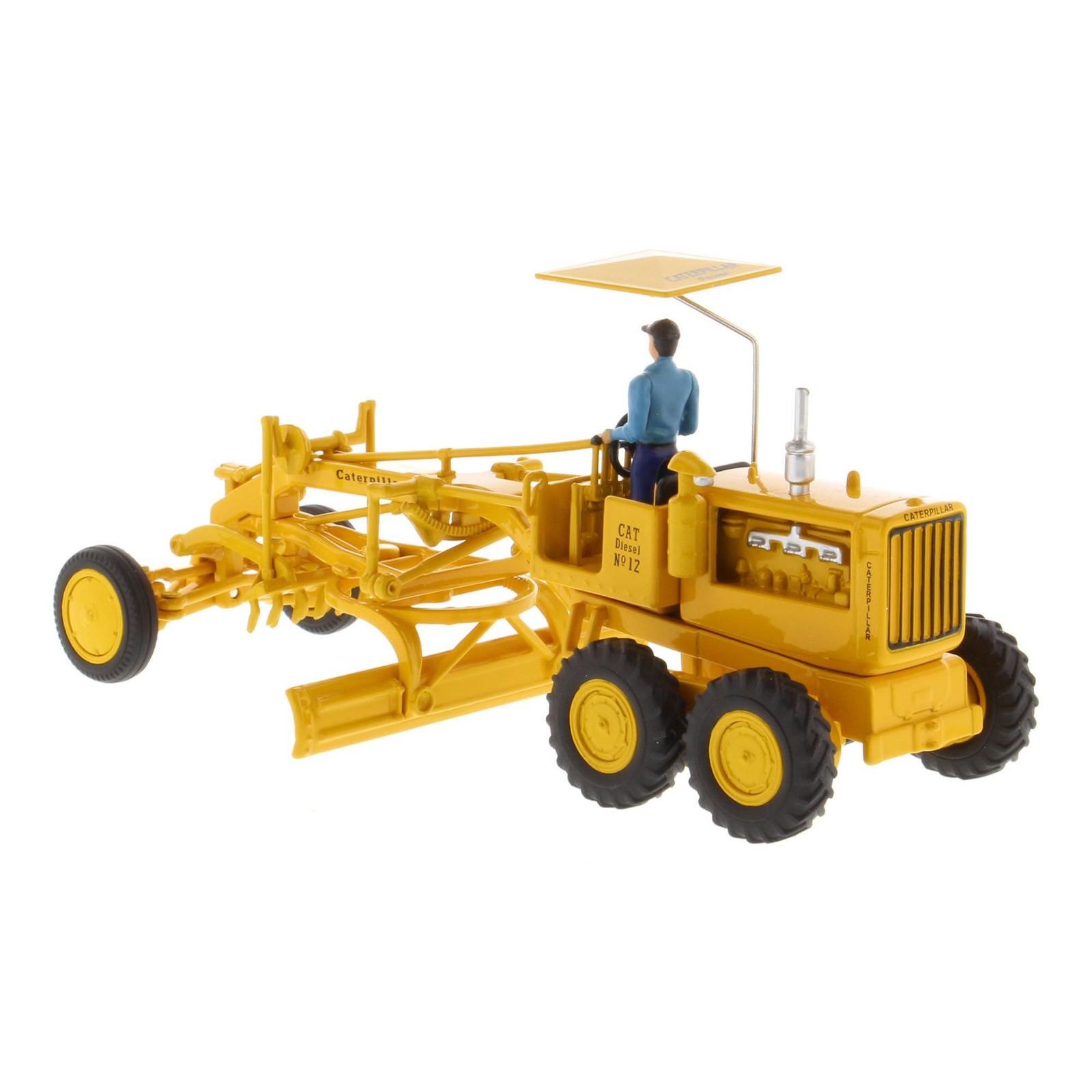 Diecast Masters 1/50 CAT No. 12 Motor Grader Construction Equipment 85761